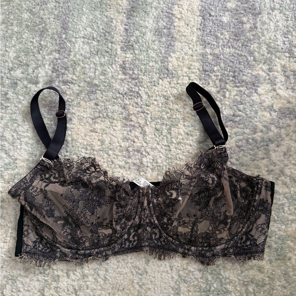 Skarlett black-beige Lace Underwire Bra